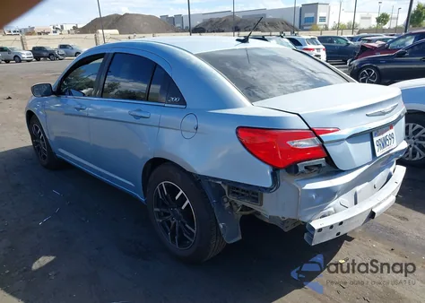 2013 Chrysler 200 Touring from USA, damaged, VIN 1C3CCBBBXDN501828